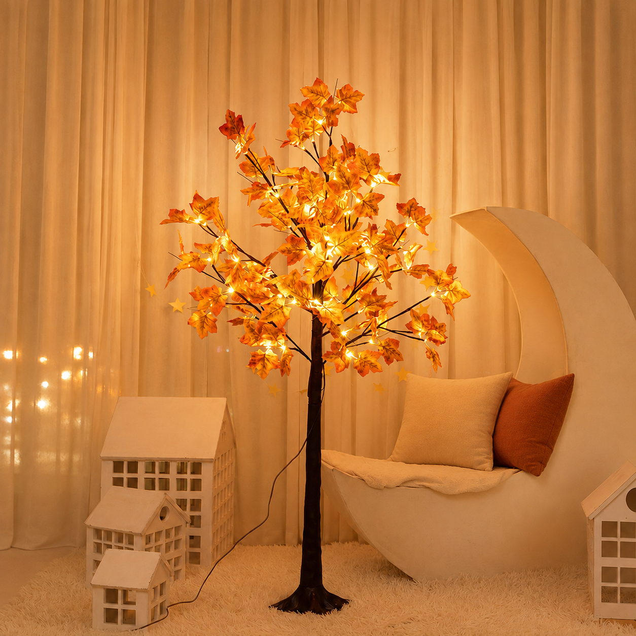 Nestora Lighted Maple Tree